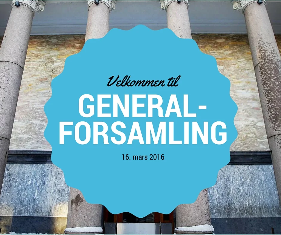 Velkommen til Generalforsamling!