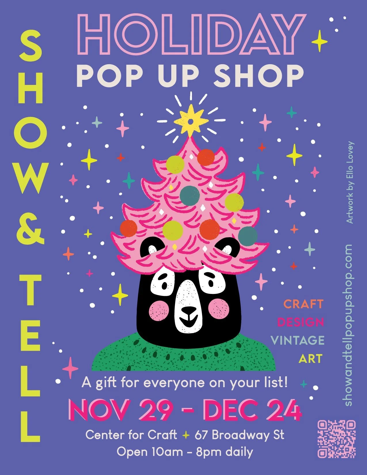 2024 Holiday Show &amp; Tell Pop Up Shop! 