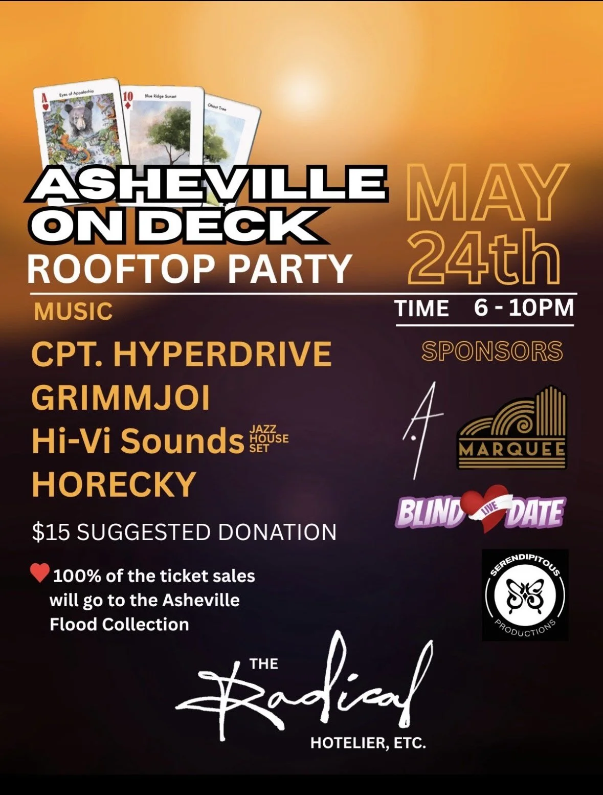 Asheville on Deck - Rooftop Party at The Radical Hotel