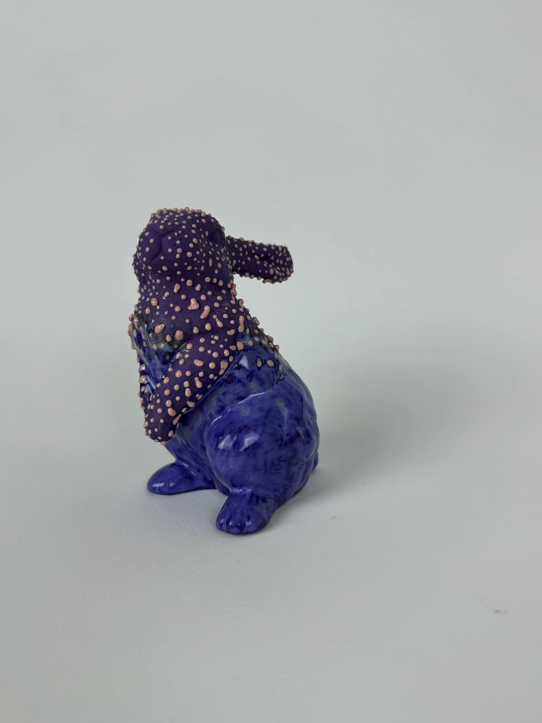 Radioactive Rabbit - Standing Bunny Ceramic Statue