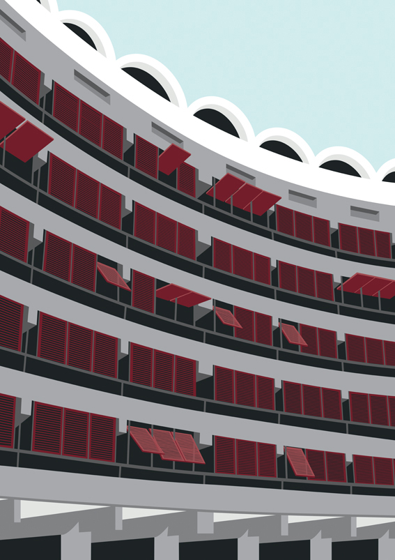Frobisher Crescent, Barbican Private commission