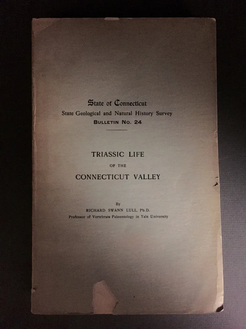 A beast of a publication at 285 pages, the Triassic Life of Connecticut divulges the wealth of information known to paleontologists of its time.