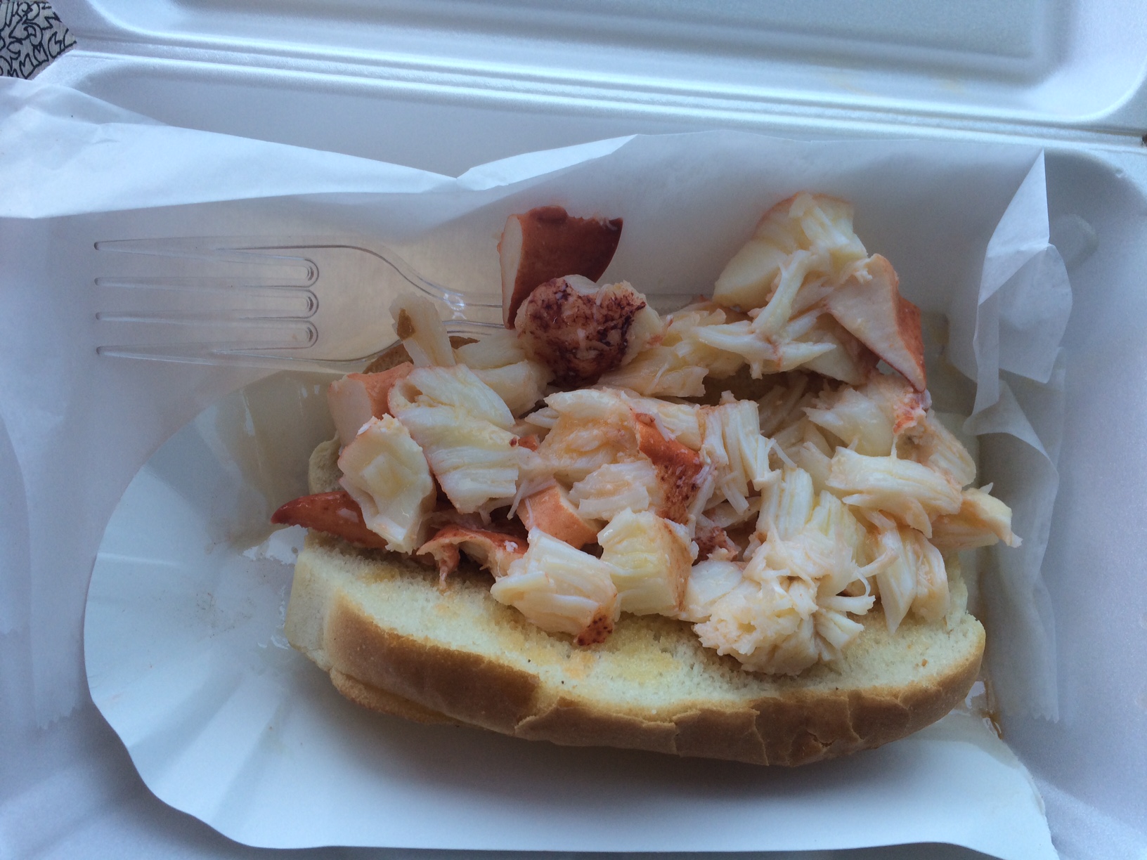 Taking a picture of this lobster roll must have helped me enjoy it more!
