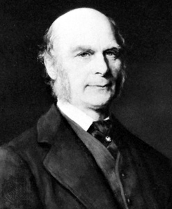 Sir Francis Galton, painted in 1882. 