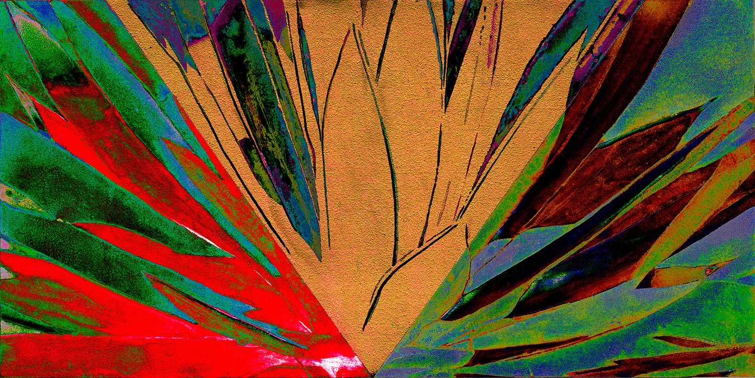  Digital print on watercolor paper  15”x30” 2025   