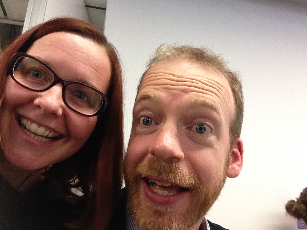Sam annoying Dr Mark Taubert