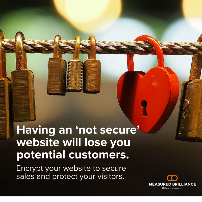 Why your website needs to be encrypted and secure. If not, it could be costing you customers.