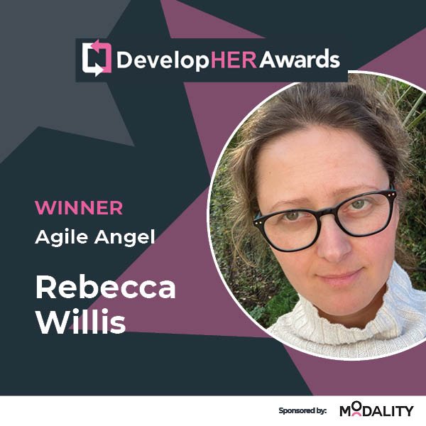 Agile Angel award to Rebecca Willis