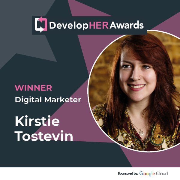 Digital Marketer awarded to Kirstie Tostevin