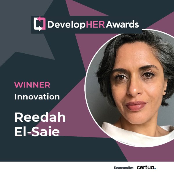 Innovation award goes to Reedah El-Saie