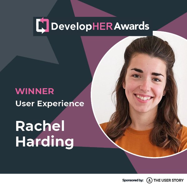 User Experience winner Rachel Harding
