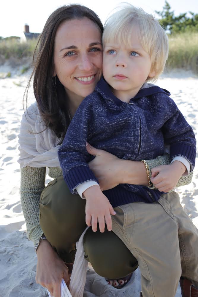Jill, with her son Oliver.