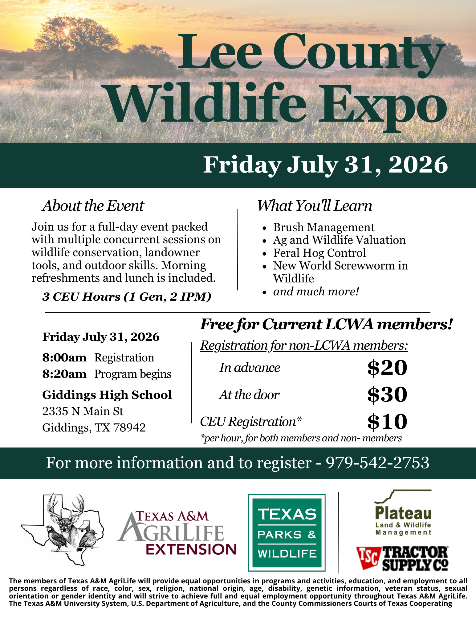 Lee County Wildlife Expo