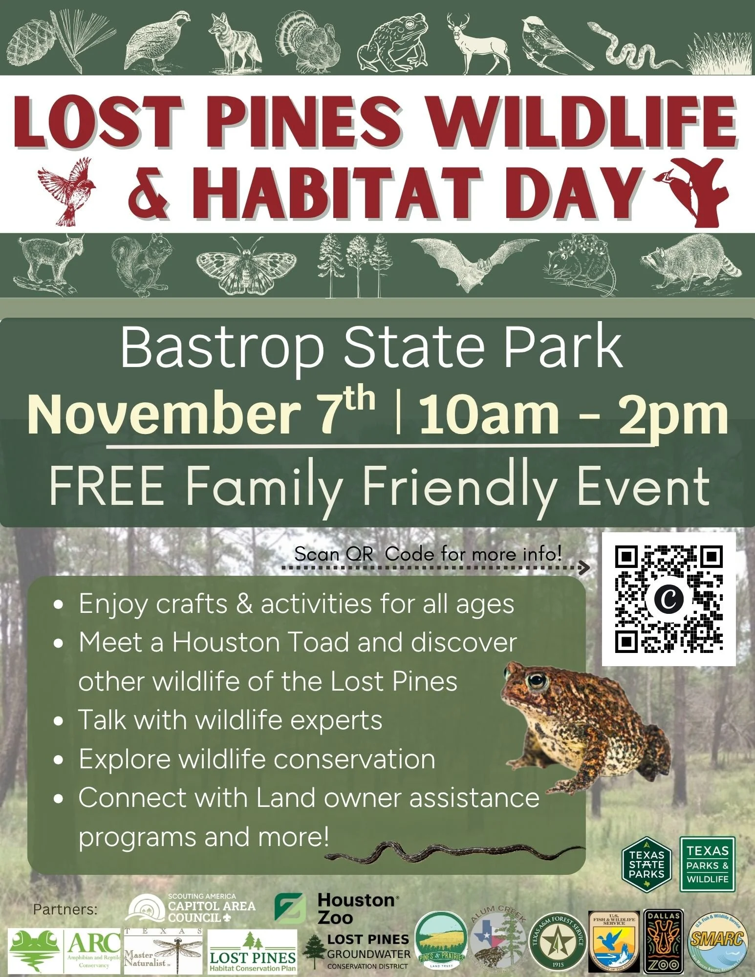 Lost Pines Wildlife & Habitat Day