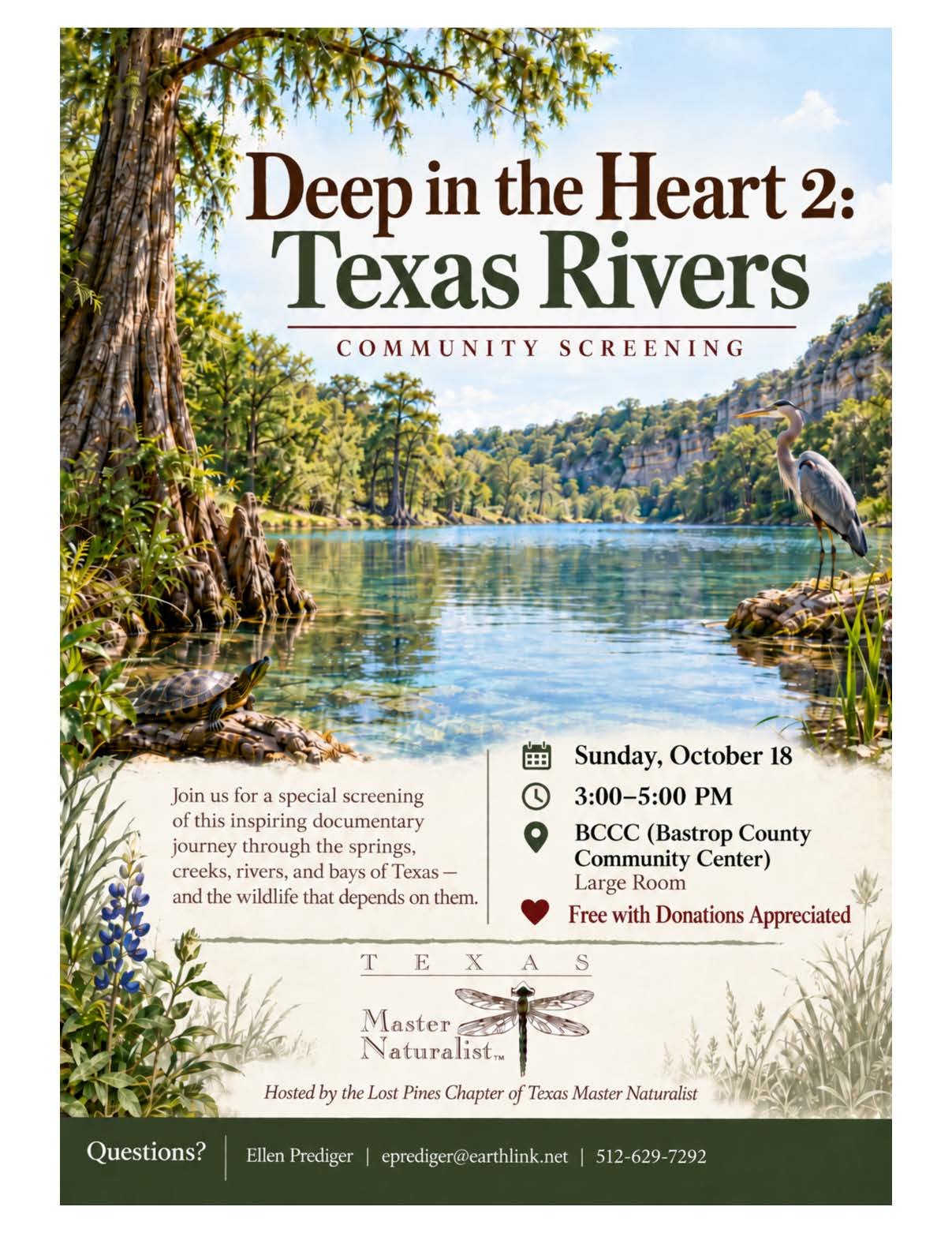 Deep in the Heart 2: Texas Rivers (Free Community Screening)