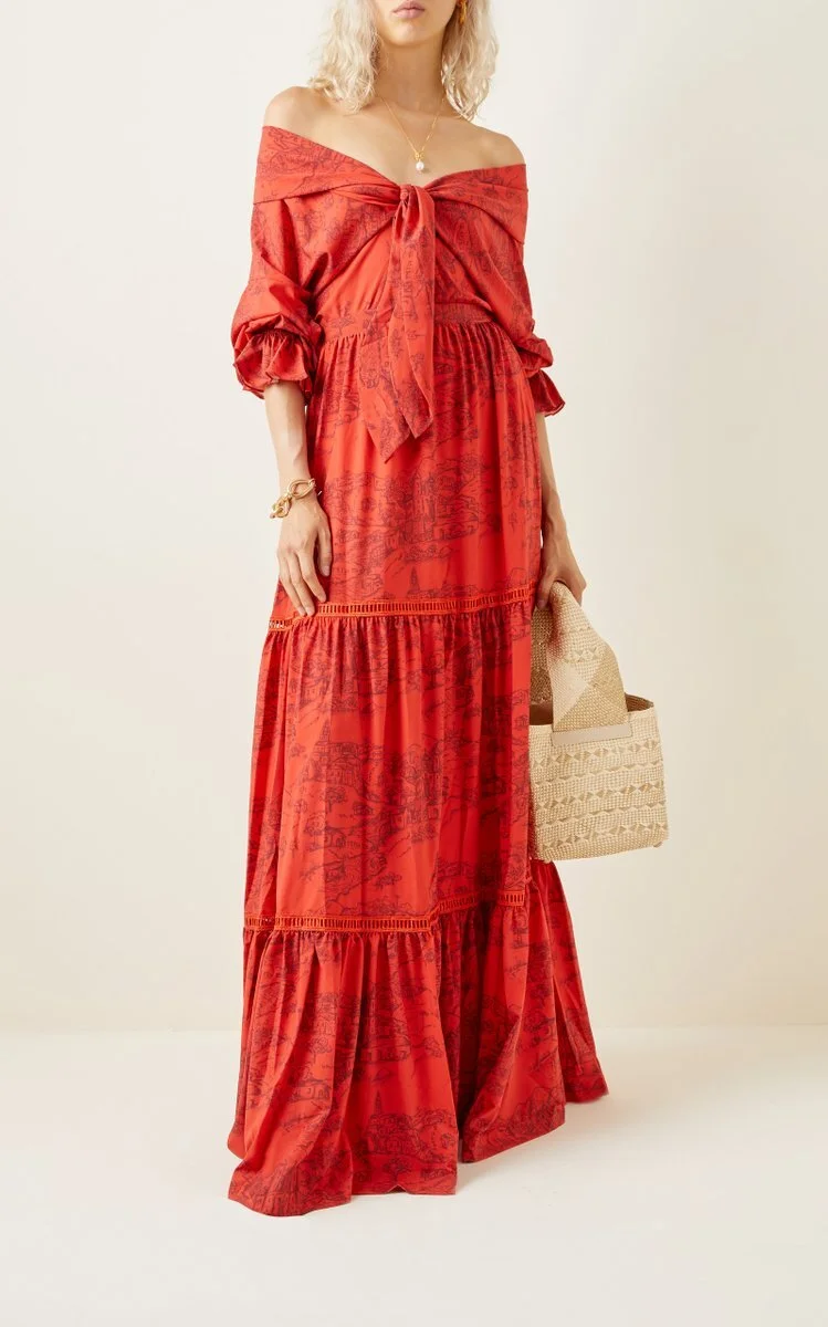 Araucaria Off-The Shoulder Dress