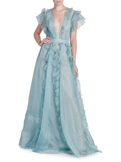 Ruffled Silk Organiza