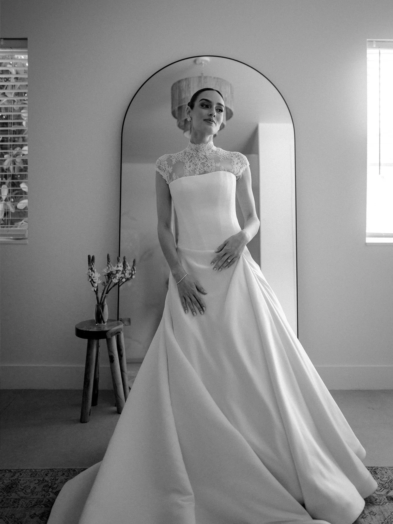 There&rsquo;s something sacred about the place where a wedding day begins.
The quiet moments, familiar walls, the dress hanging in the home that shaped her long before this chapter ever started.