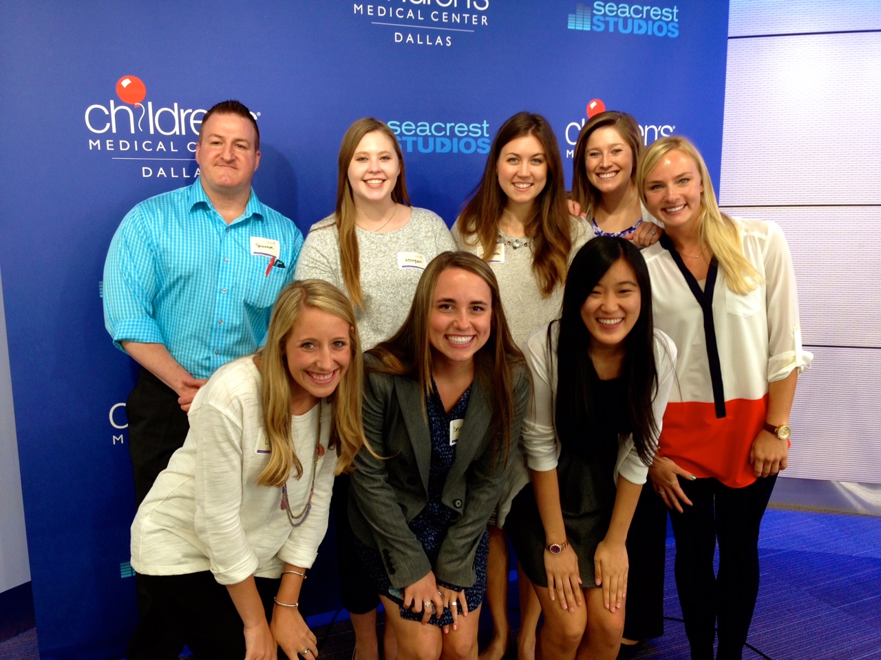 Destini and her colleagues at Children's Medical Center in Dallas, TX.