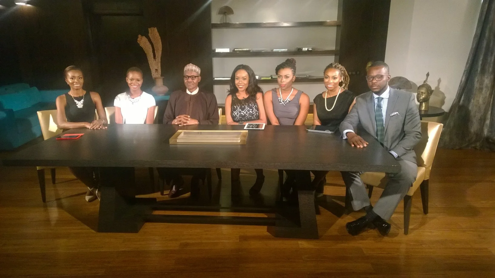 Panel with APC Presidential Candidate Buhari