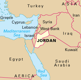 jordan neighbouring countries