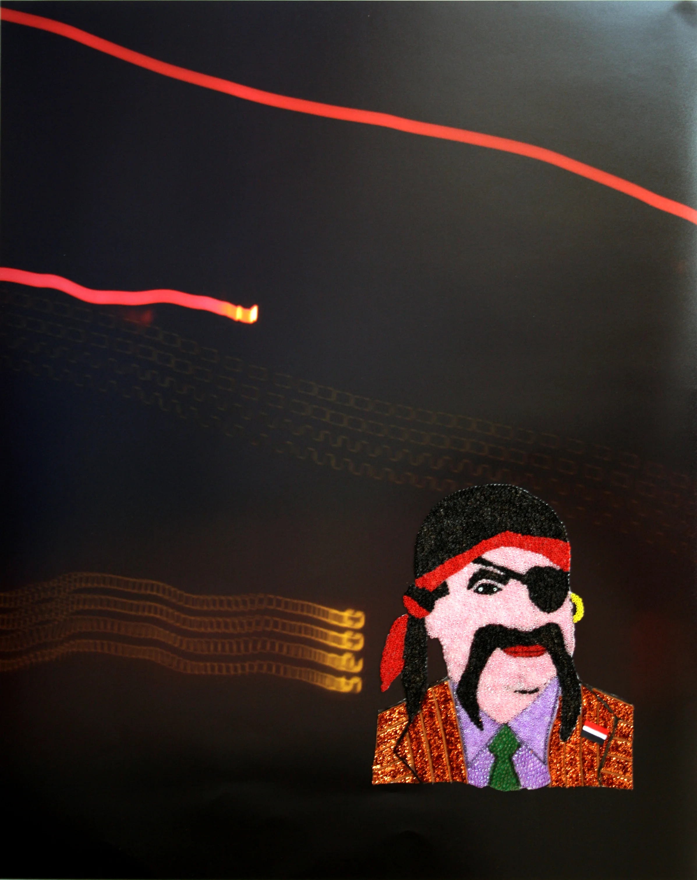  What if... we don't judge   Soundtrack: "Everything I own" - Boy George and Culture Club   Mixed Media + Photography - 50x40cm 