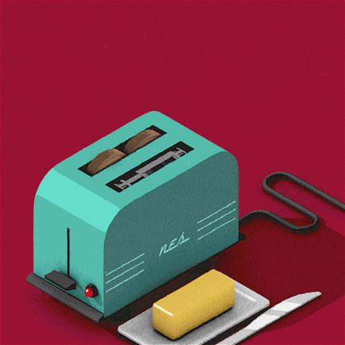 Toastie. ( *Do not try this at home)