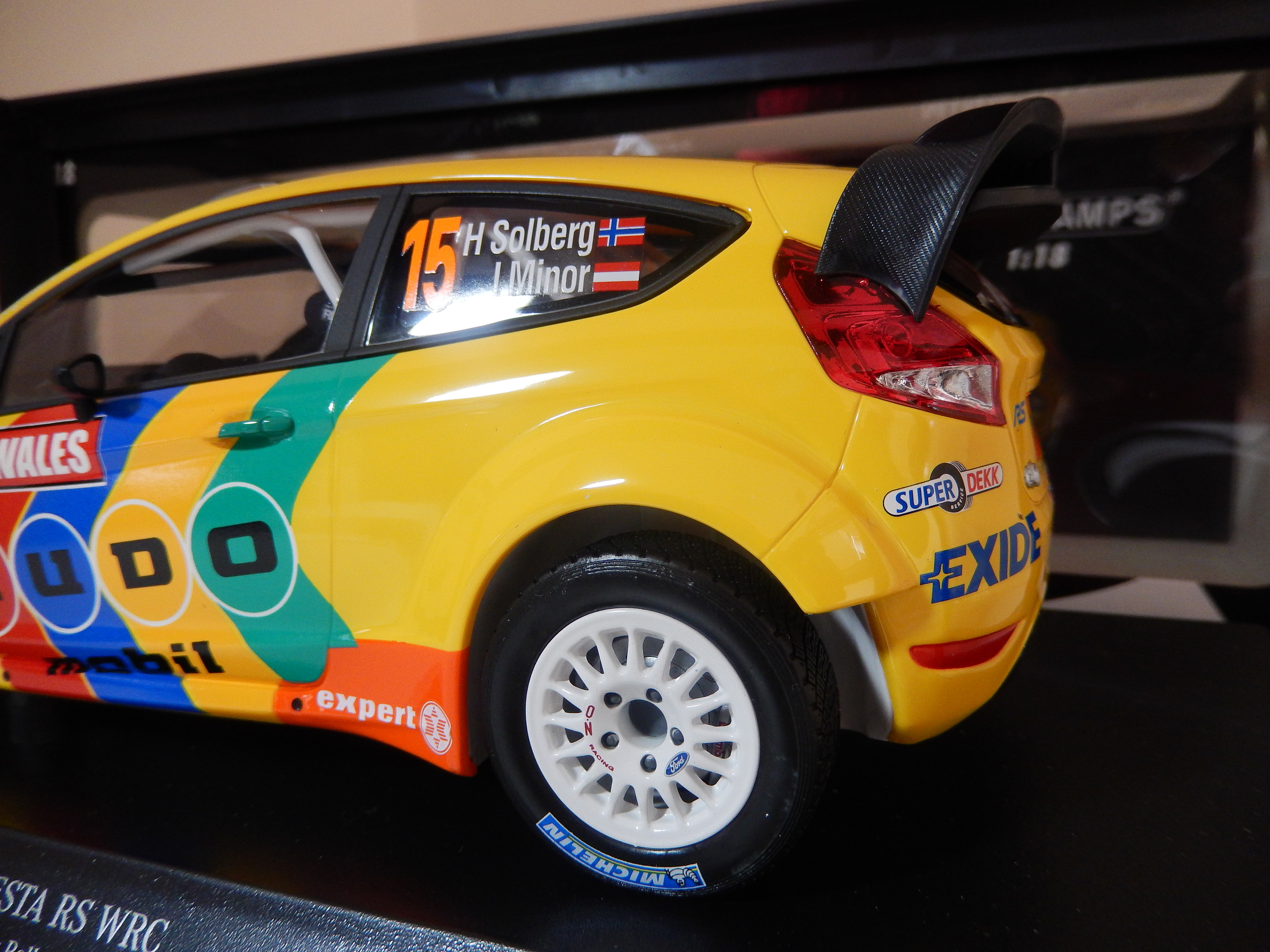 Ford Fiesta RS WRC Stobart Rally GB 2011 Die Cast 1/18 MINICHAMPS 151110815 R for sale online 