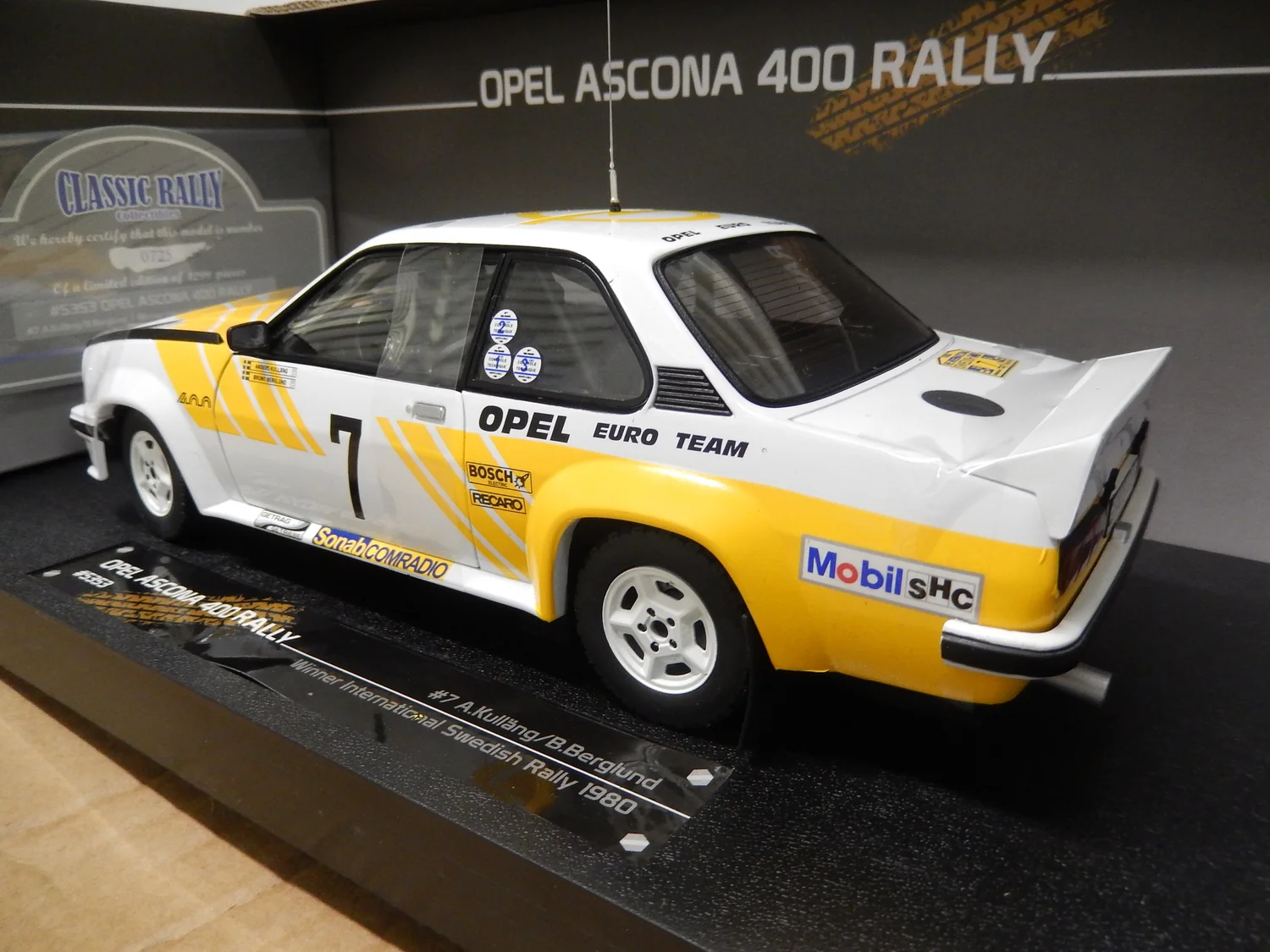 カスタム品 1/18 SunStar オペル アスコナ 400 ラリー Opel Ascona 400 rally Limited edition various models By