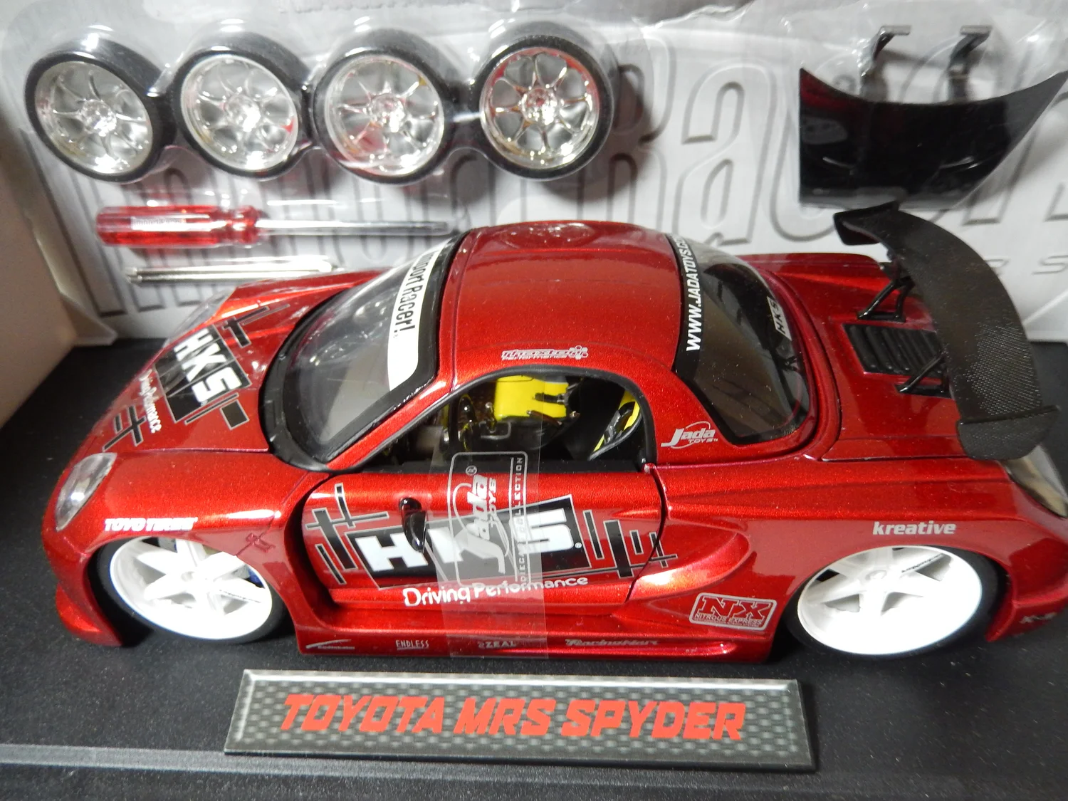 Toyota MR2 new boxed by Jada import racer 1:18 scale — CS-DIECAST