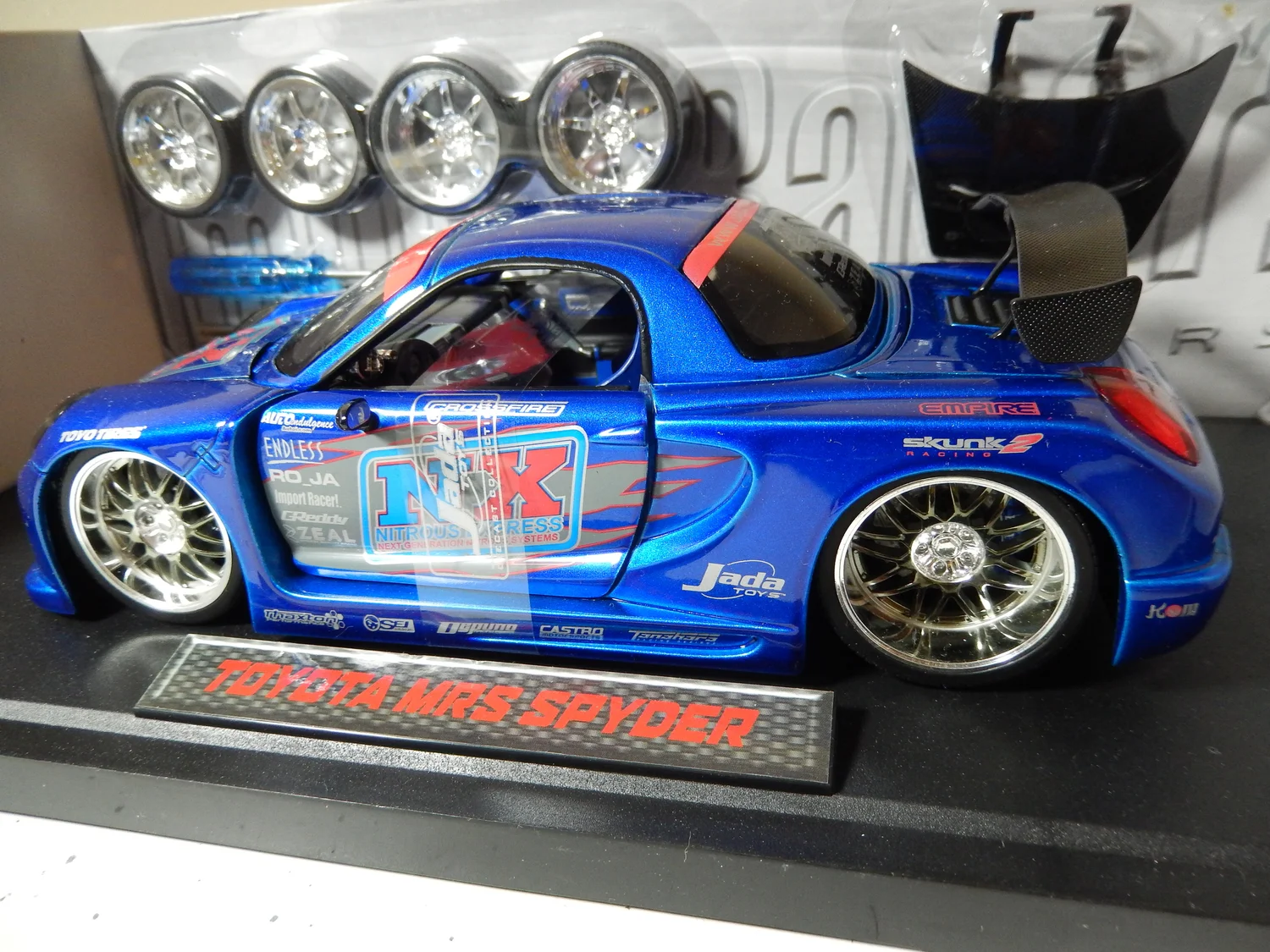 Toyota MR2 new boxed by Jada import racer 1:18 scale — CS-DIECAST