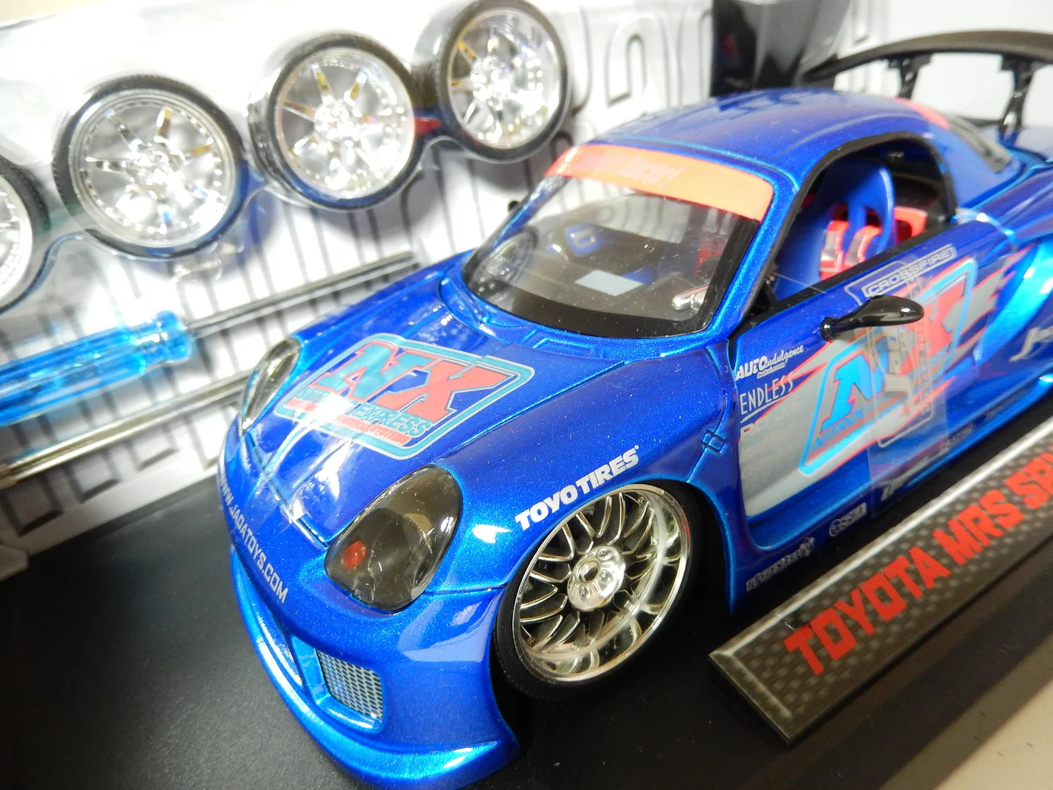 Toyota MR2 new boxed by Jada import racer 1:18 scale — CS-DIECAST