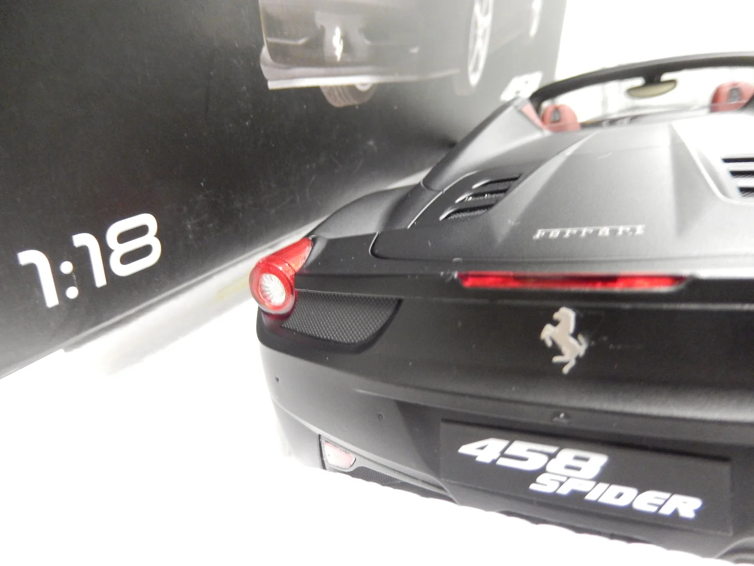 Ferrari 458 Spider Limited edition by Hot wheels Elite 1:18 scale