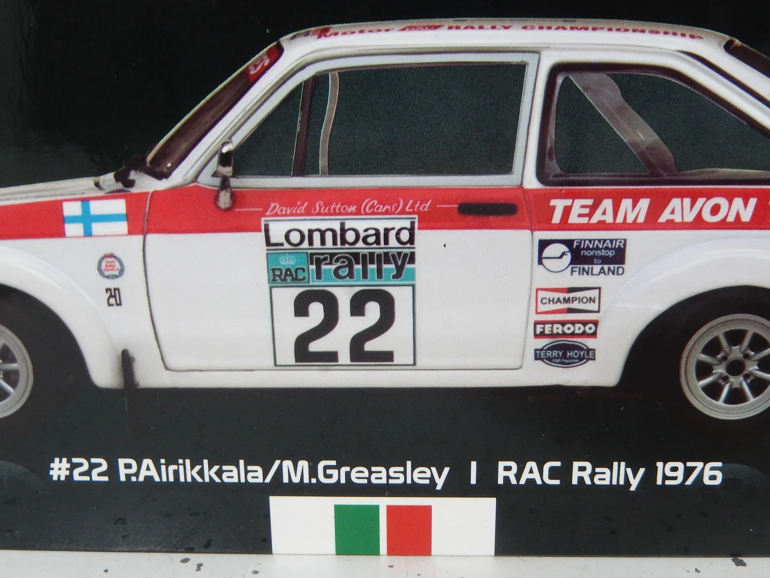 Sunstar 1/18 – Ford Escort RS1800 – Vatanen – Rallye RAC 1977 – Modèle De Collection