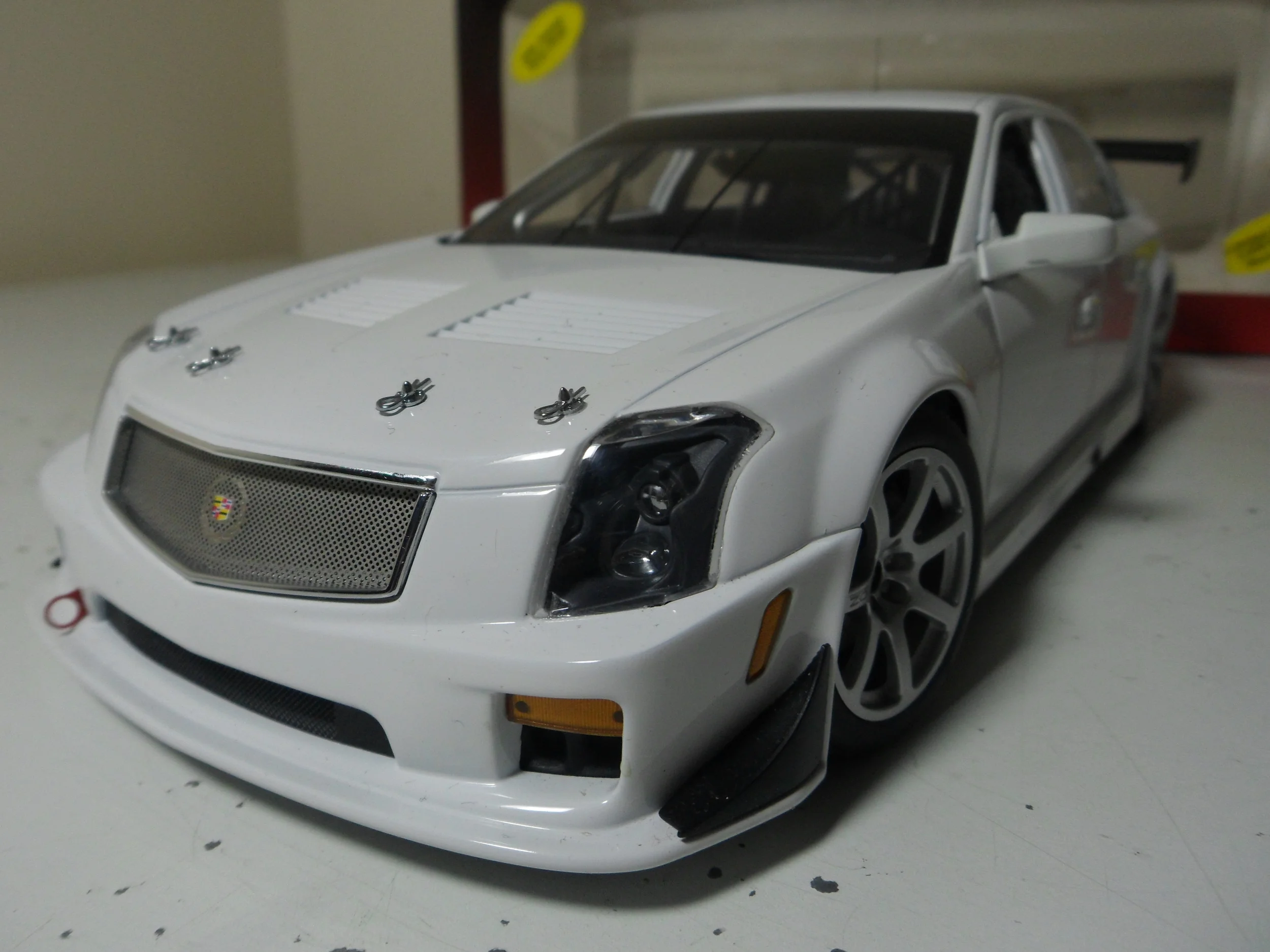 Miniature Autoart 1/18 - Cadillac CTS-V SCCA - Blanche - Édition Limitée - Occasion
