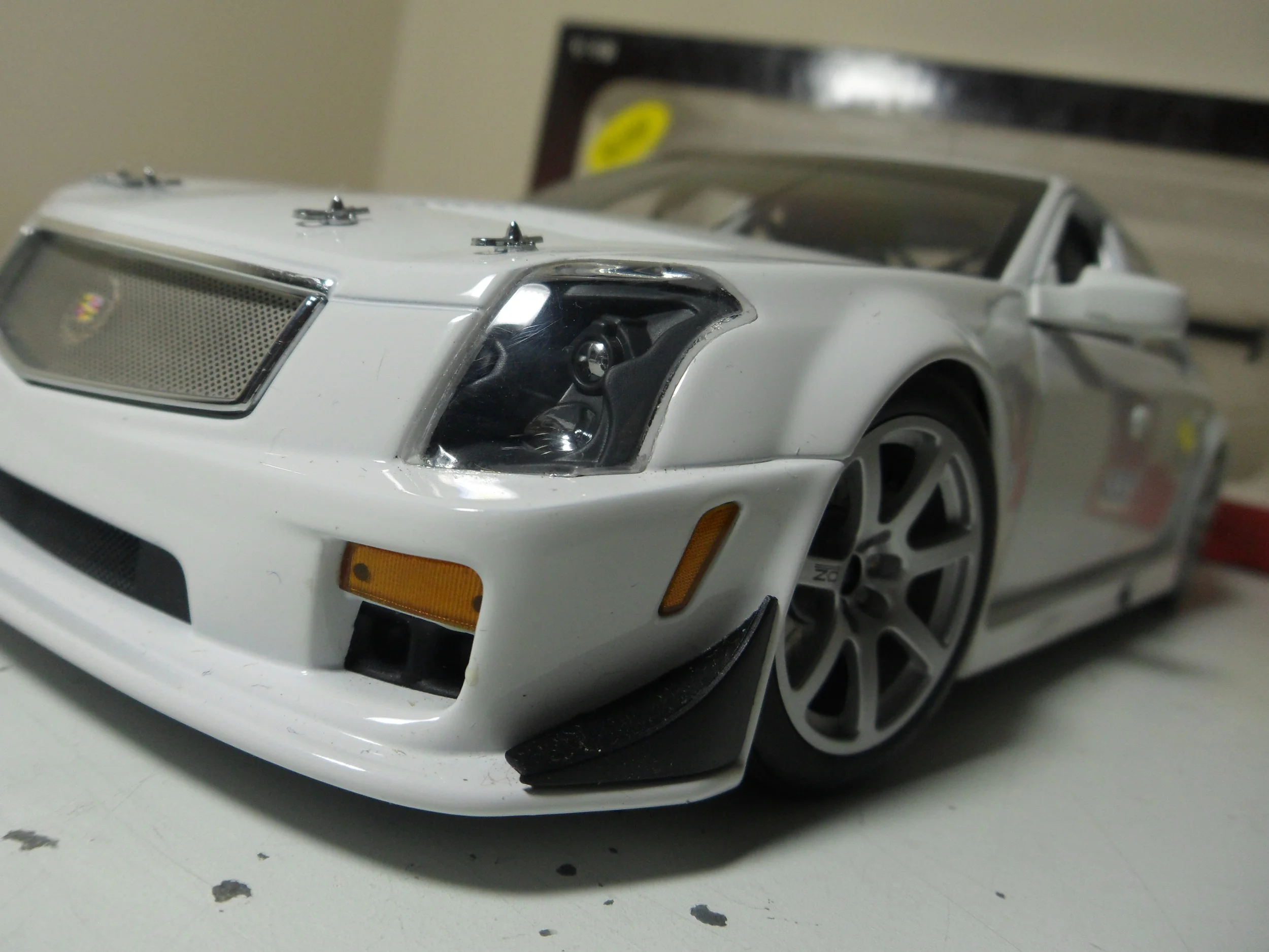 CADILLAC CTS-V SCCA blanc PLAIN BODY 1/18 AUTOART 80428 voiture