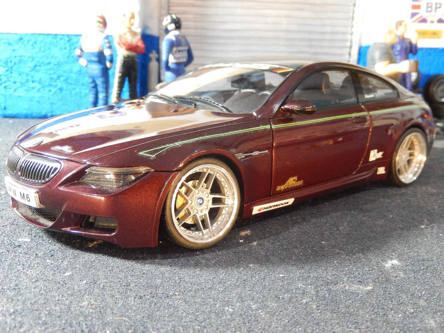 Bmw M6 Ac Schnitzer Metallic Burgandy Red By Ricko 1 18 Scale Total One Off Modified Tuning Umbau Cs Diecast Tuning