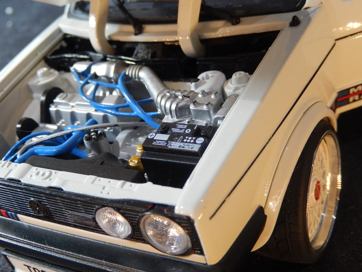 Mk1 Vw Golf Gti Gloss White By Welly Umbau1 18 Total One Off Modified Tuning Cs Diecast Tuning