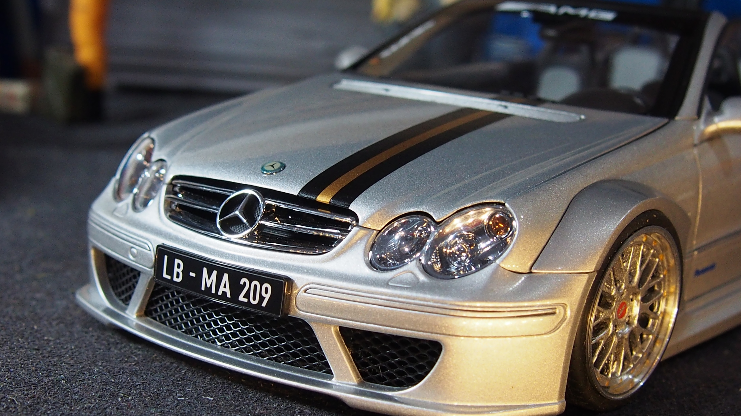 1:18 scale Mercedes Benz CLK DTM AMG cabriolet by Kyosho — CS-DIECAST-TUNING