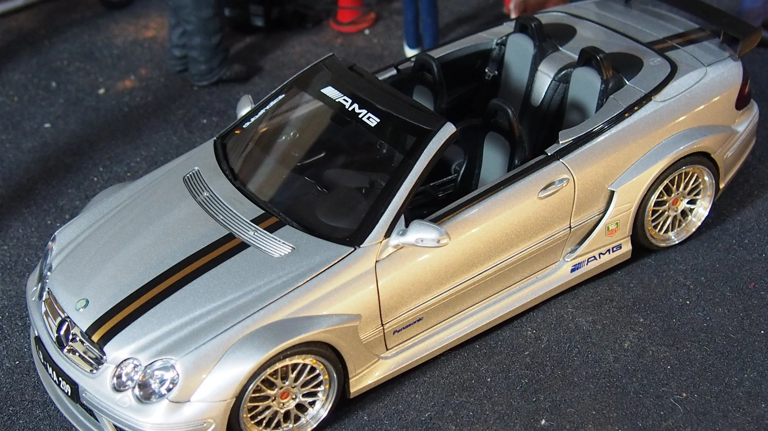 1:18 scale Mercedes Benz CLK DTM AMG cabriolet by Kyosho — CS