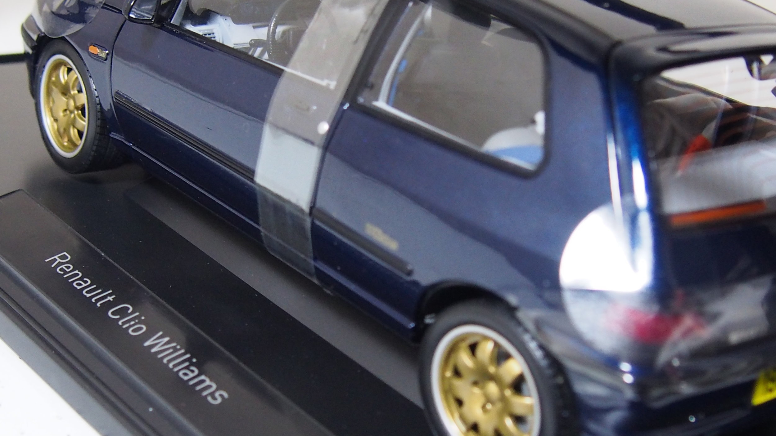 Norev 1:18 Renault Clio Williams blue Phase I  by  RACEFACE-MODELCARS 
