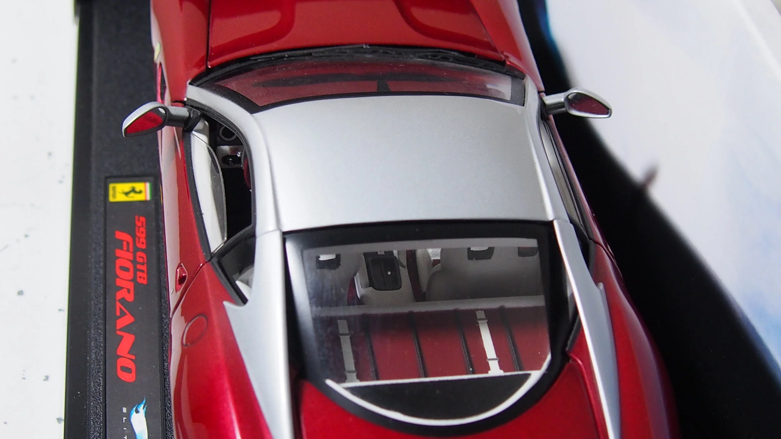 Ferrari 599 GTB fiorano By hotwheels elite 1:18 scale — CS-DIECAST