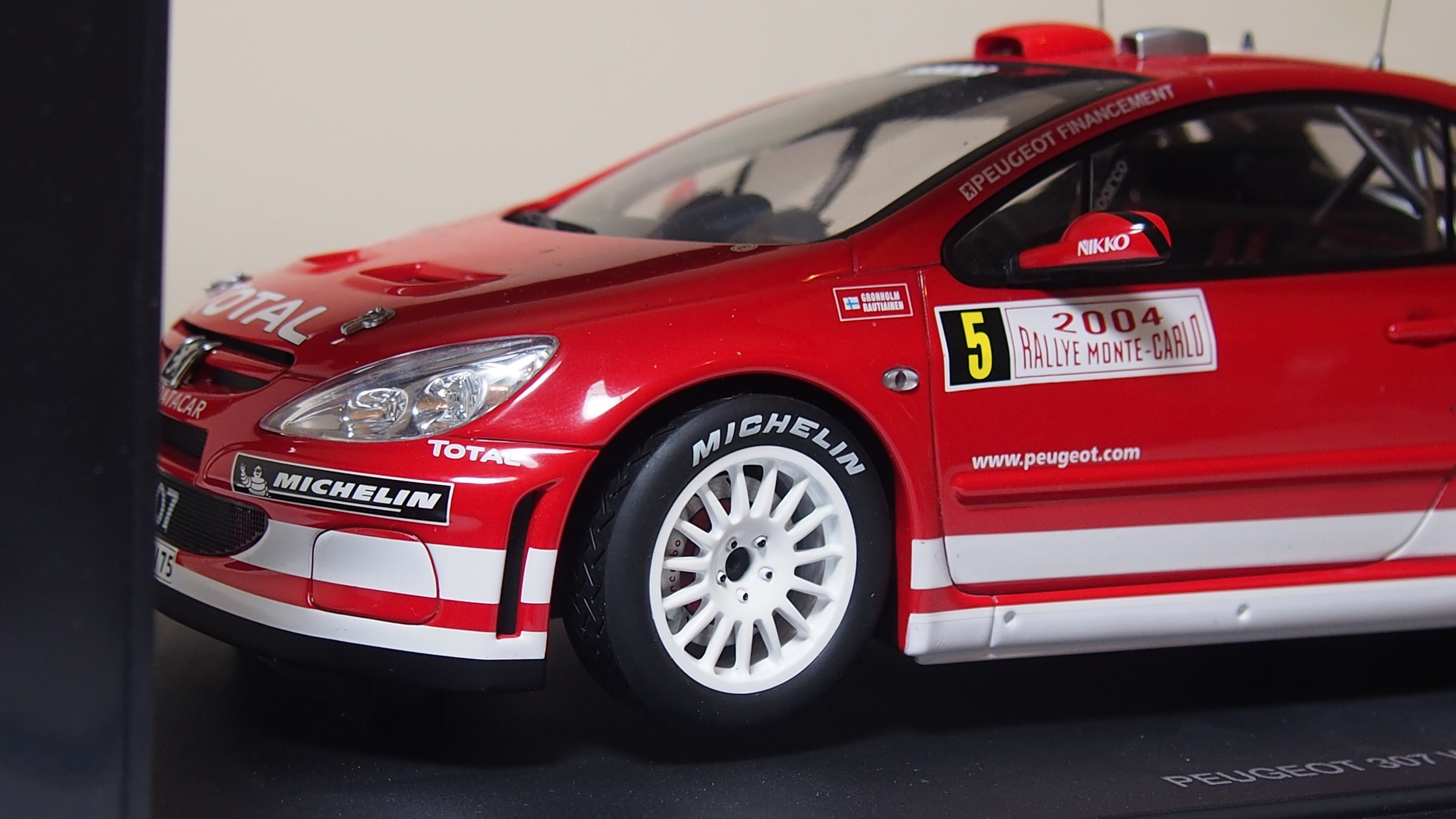 Peugeot 307 WRC various models by AutoArt limited edition 1:18