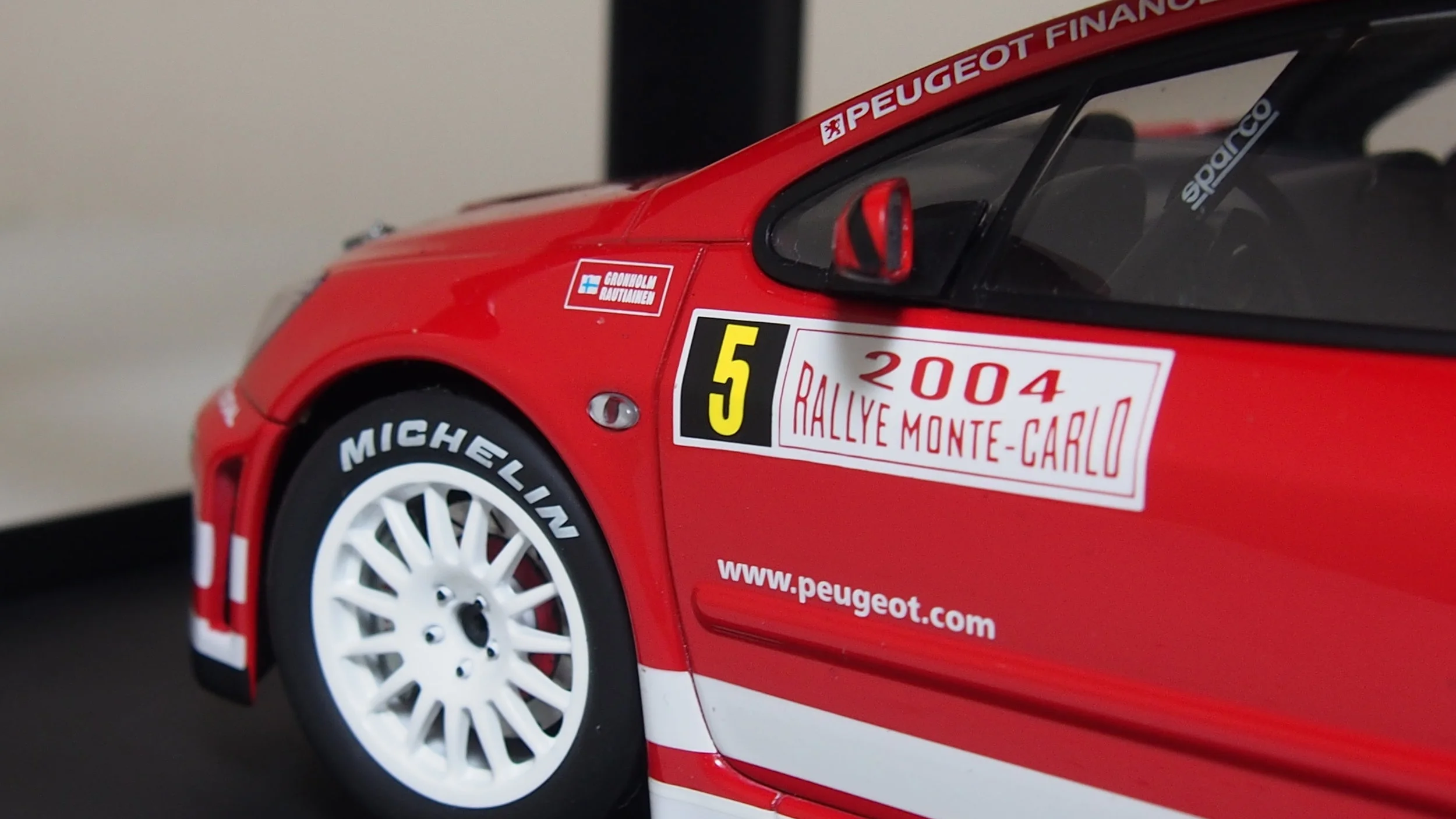 Peugeot 307 WRC various models by AutoArt limited edition 1:18