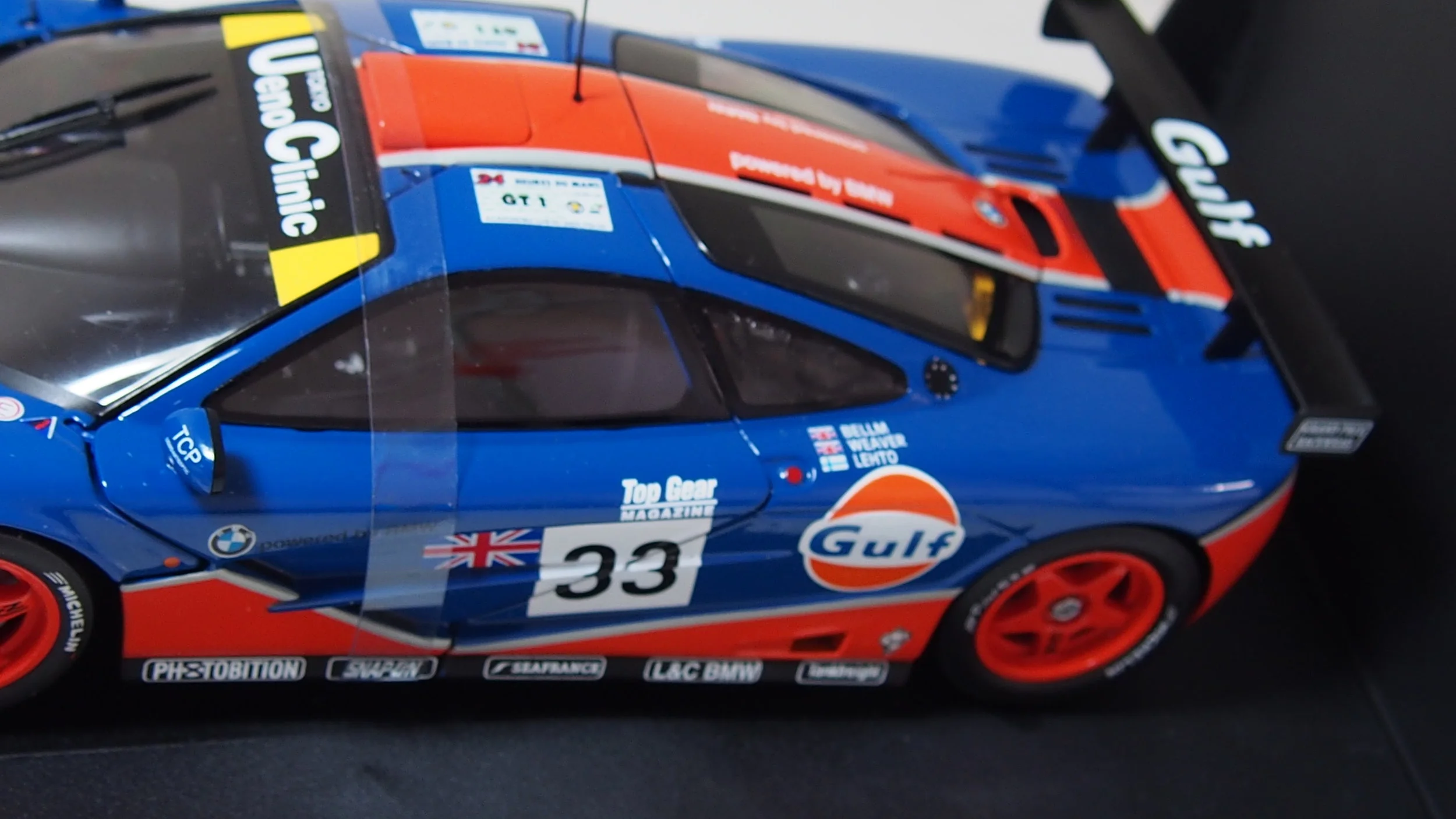 McLaren F1 GTR BMW long tail racing collection by UT models 1:18