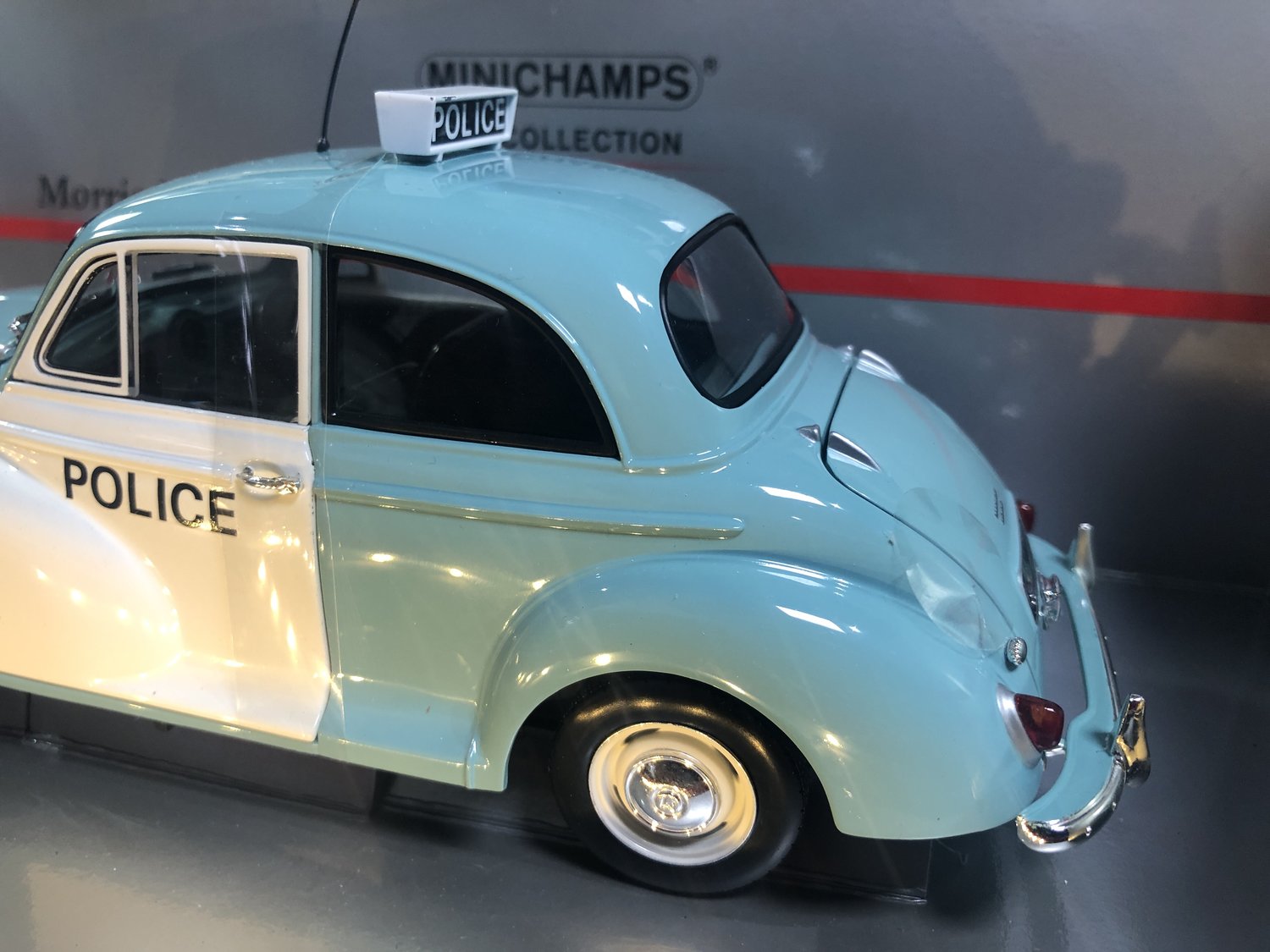 Morris minor police car model by minichamps 1:18 scale — CS Morris minor police car model by minichamps 1:18 scale — CS