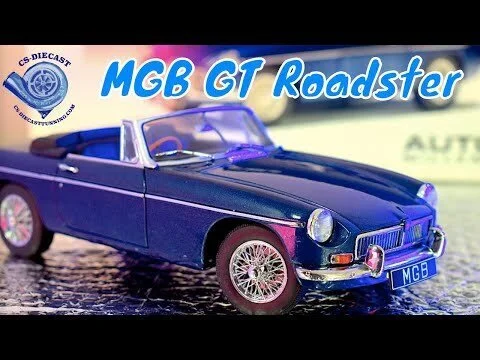 Unboxing and Review Autoart MGB GT roadster Millennium Edition