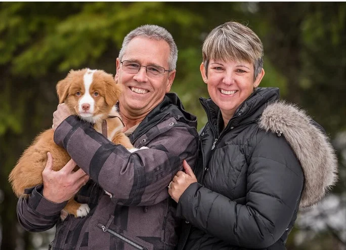 Murray, Oatis and Linda of Nanaimo BC. pic by Tasha Hall, BC Farm and Family Photography