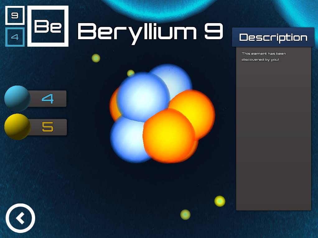 Atom selected