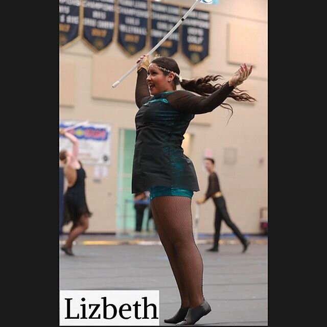 Happy Friday! Today we are introducing our last #MeetTheAztecs, Lizbeth! She has been with the guard for 5 years, she is one of our winter captains and staff for our fall team. Lizbeth&rsquo;s favorite piece of equipment is sabre and she is transferr